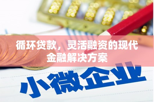 新庄循环贷款，灵活融资的现代金融解决方案