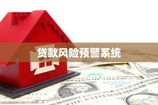 新庄贷款风险预警系统