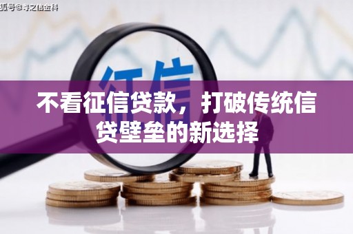 新庄不看征信贷款，打破传统信贷壁垒的新选择