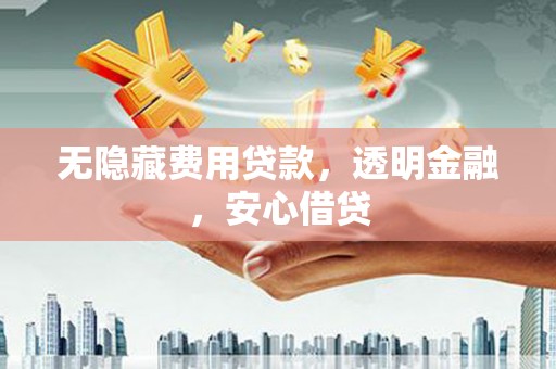 新庄无隐藏费用贷款，透明金融，安心借贷