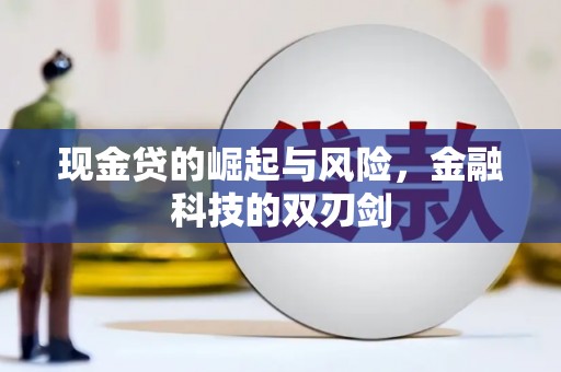 新庄现金贷的崛起与风险，金融科技的双刃剑