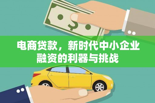 新庄电商贷款，新时代中小企业融资的利器与挑战