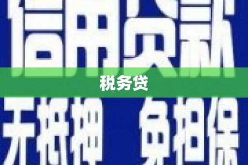 新庄税务贷