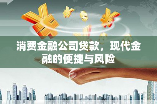 新庄消费金融公司贷款，现代金融的便捷与风险