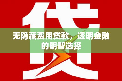 新庄无隐藏费用贷款，透明金融的明智选择